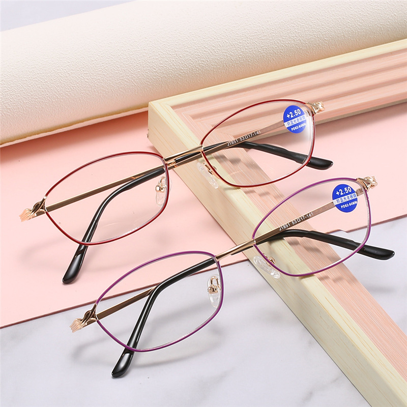 New Fashionable Cross-Border Anti-Blue Light Reading Glasses for the Elderly, Metal Small Frame Reading Glasses for Women, High-Definition Reading Glasses Wholesale New Fashionable Cross-Border Anti-Blue Light Reading Glasses for the Elderly, Metal Small Frame Reading Glasses for Women, High-Definition Reading Glasses Wholesale