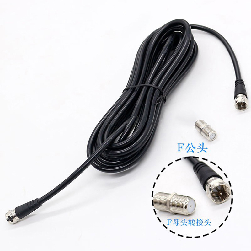 厂家直销 汽车连接线 电视天线转接线 F公头转F公头连接器