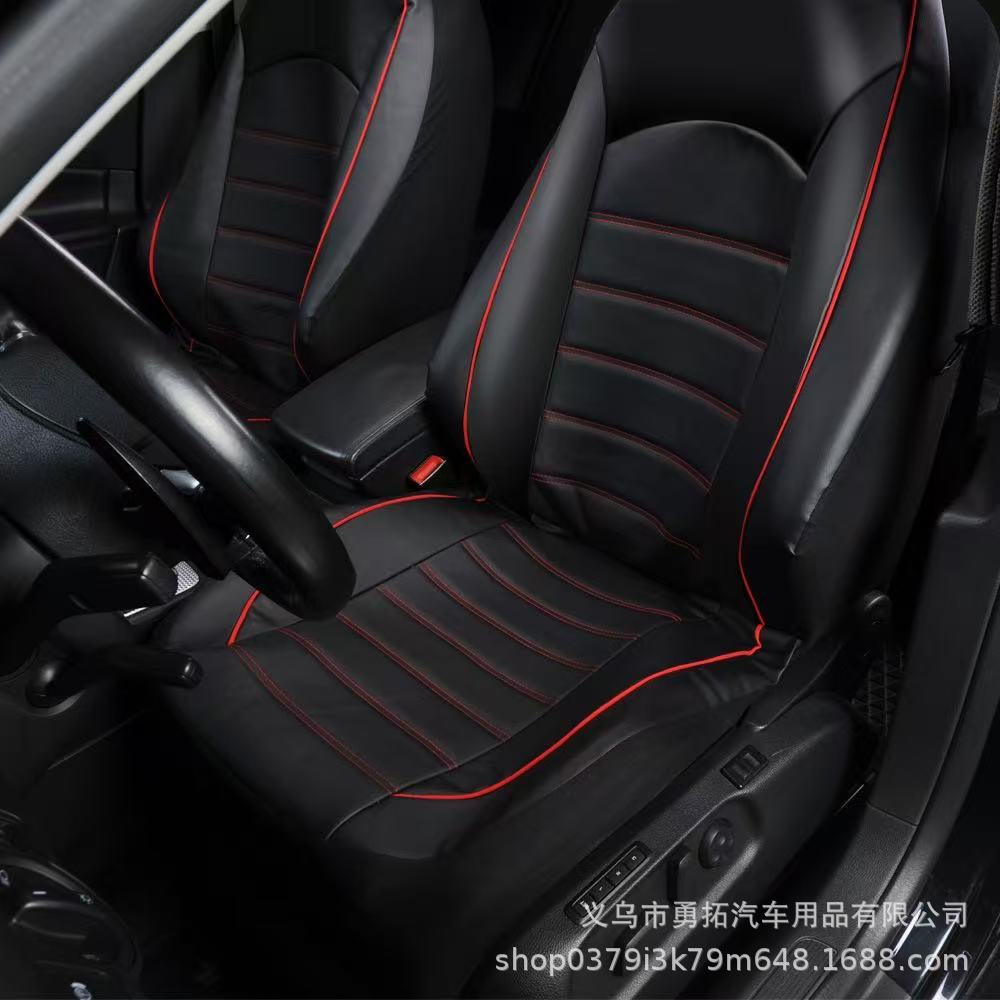 Cross-Border Hot-Selling Pu Double-Needle High-Back Leather Car Seat Cover Amazon Temu Mercado Libre Mexico