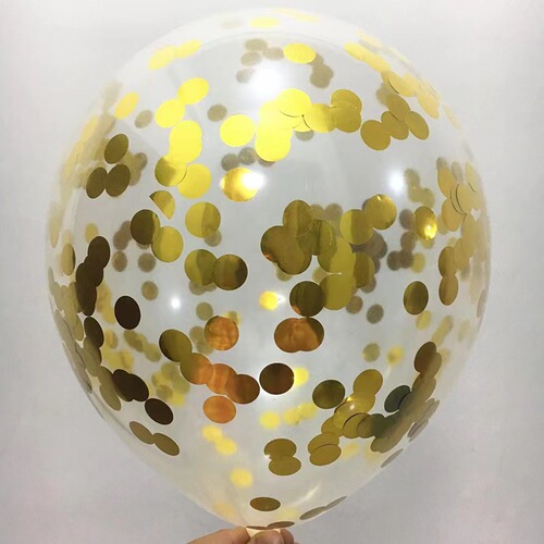 Cross-border 12-inch shiny balloon wedding birthday decoration props party arch balloon arrangement transparent latex balloons