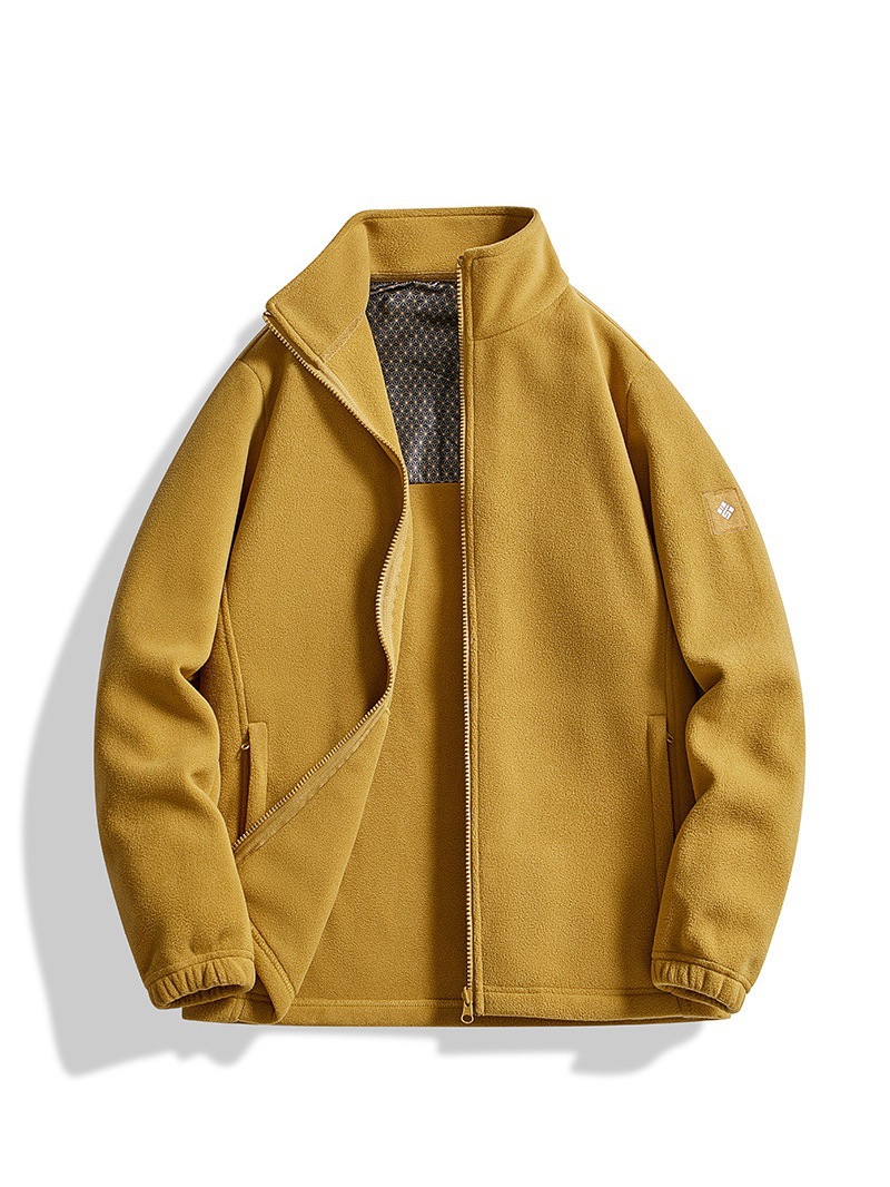 high quality fleece coat women's Olympic fleece men's outer wear new fleece-lined thickened fleece sweater warm