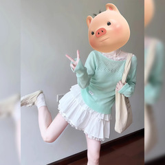 春のドーパミンウェア小柄な人向けのユニークで美しい童謡風ホリデードレス2025新しい婦人服