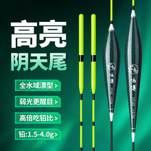 全水域浅水轻口鲢鳙大物漂醒目加粗全绿阴天尾鲫鲤鱼漂浮漂夜光漂