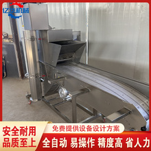 雪花鸡柳裹糠机 素肉饼裹面包屑设备价格优惠 全自动荠菜饼上糠机