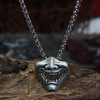 Scandinavian metal mask, men's necklace, fashionable accessory, new collection, wholesale