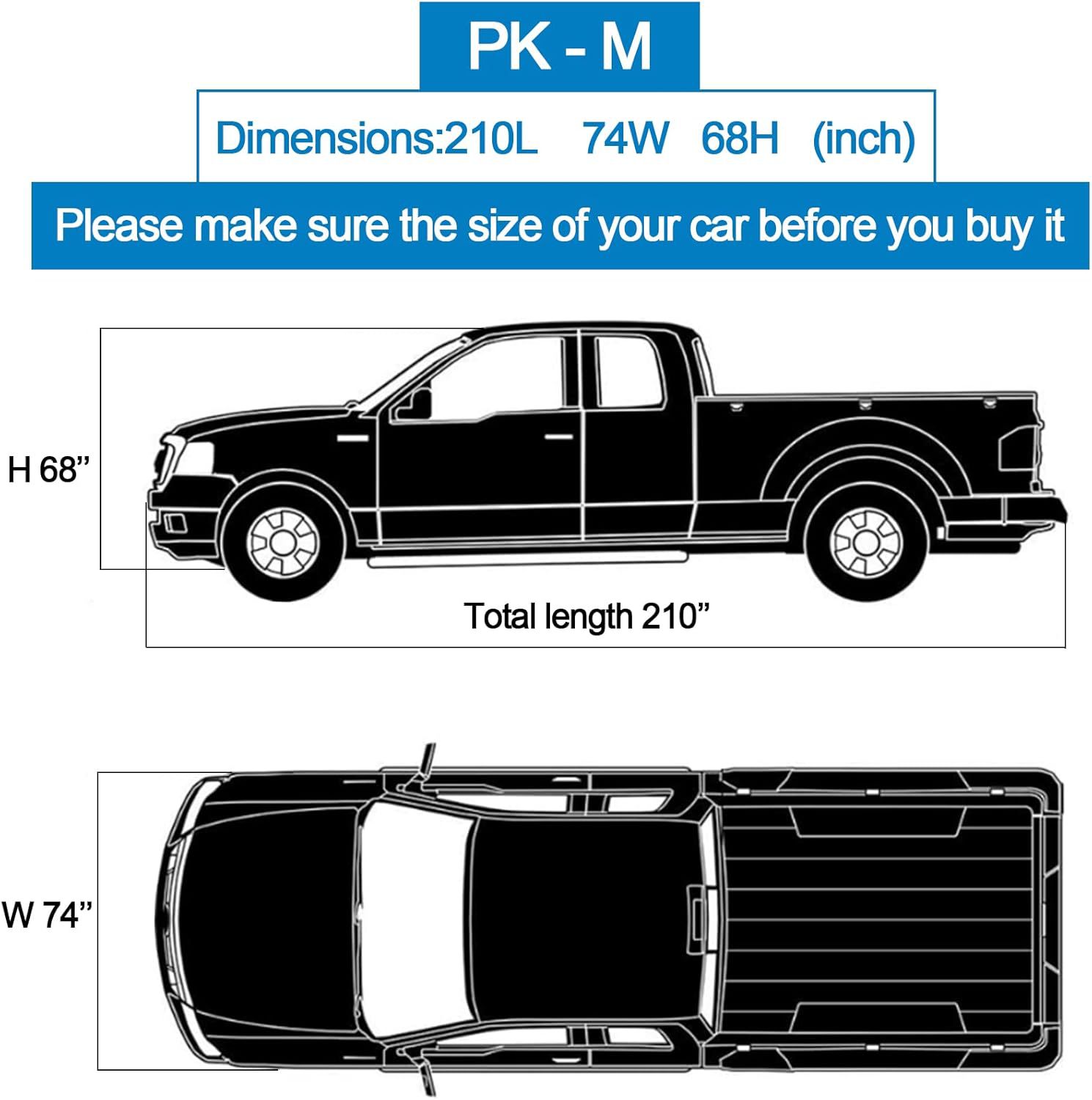 Transfronterizo 190 poliestireno Taff cubierta de automóvil al aire libre impermeable al sol polvo camión pickup ropa de automóvil X20 image 2
