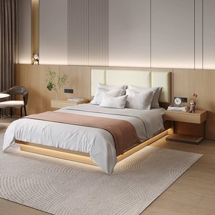 Hotel Furniture Standard Room Full Set Hotel Special Bed Box All Season Hotel Apartment Homestay Bed Guangzhou Factory Customized