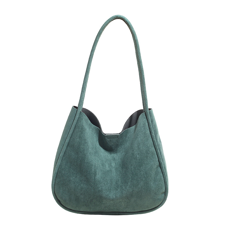 Transfronterizo 2025 otoño y invierno nuevo retro cubo de cuero de seda bolsas de mano para mujeres bolsas de braza simple y versátil bolsas de hombro de viaje