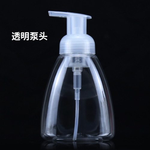 Wholesale plastic foam bottle 300ml push pump mousse foaming bottle pet plastic bottle foam hand sanitizer bottle