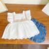 Spring summer set, doll, jeans