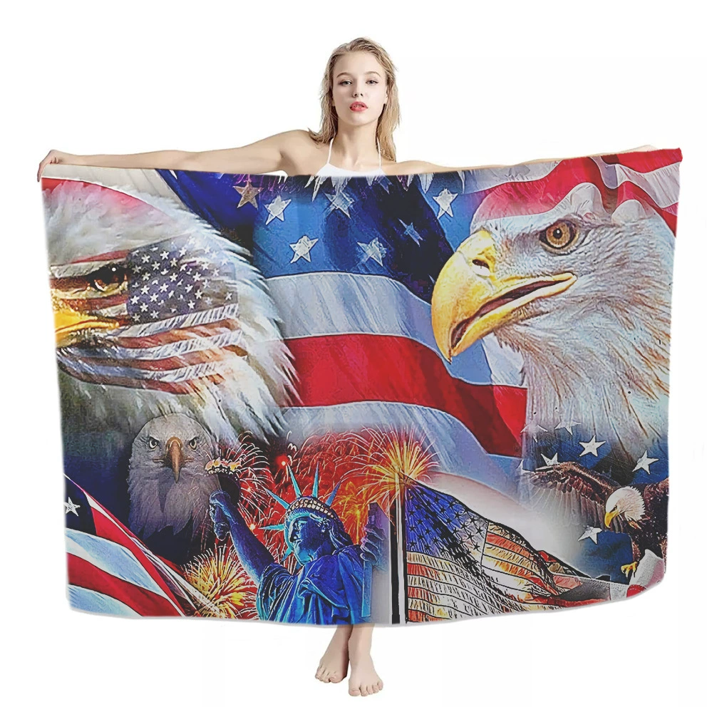 Пляжное полотенце для быстрого сушки после купания, США, Amazon