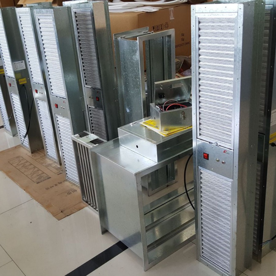 风机盘管净化机 空调风管风口静电净化器 电子过滤器 回风口消毒