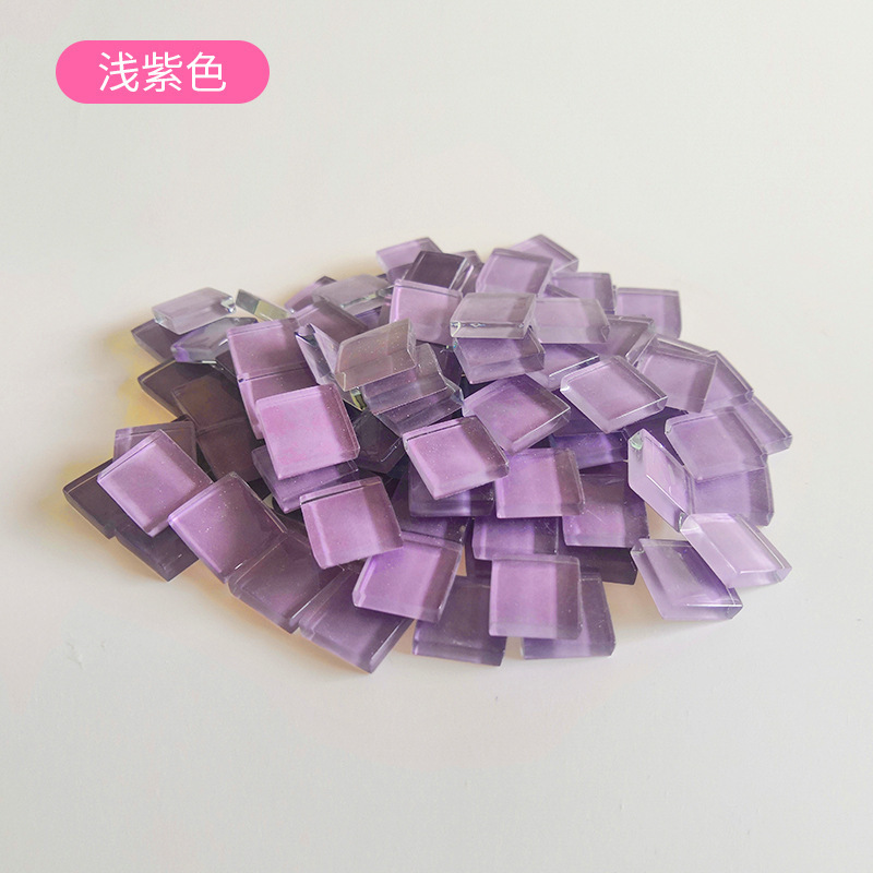 特价1.5cm水晶玻璃马赛克大散颗粒diy手工材料拼贴画创意美工区|undefined