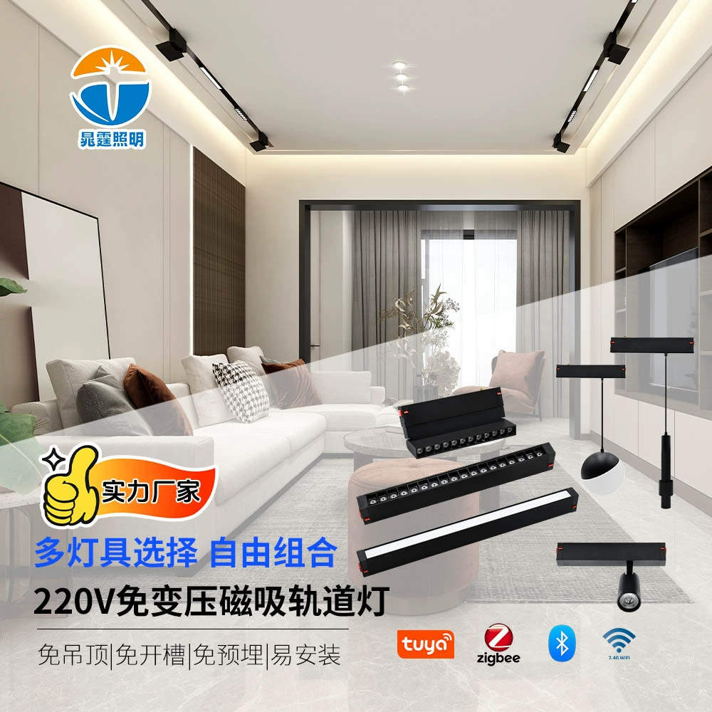 Умная лампа 220В с граффити-эффектом, 2.4G Bluetooth, без основного светильника, с интеллектуальным диммированием и регулировкой цвета, встраиваемая магнитная лампа для поверхностного монтажа