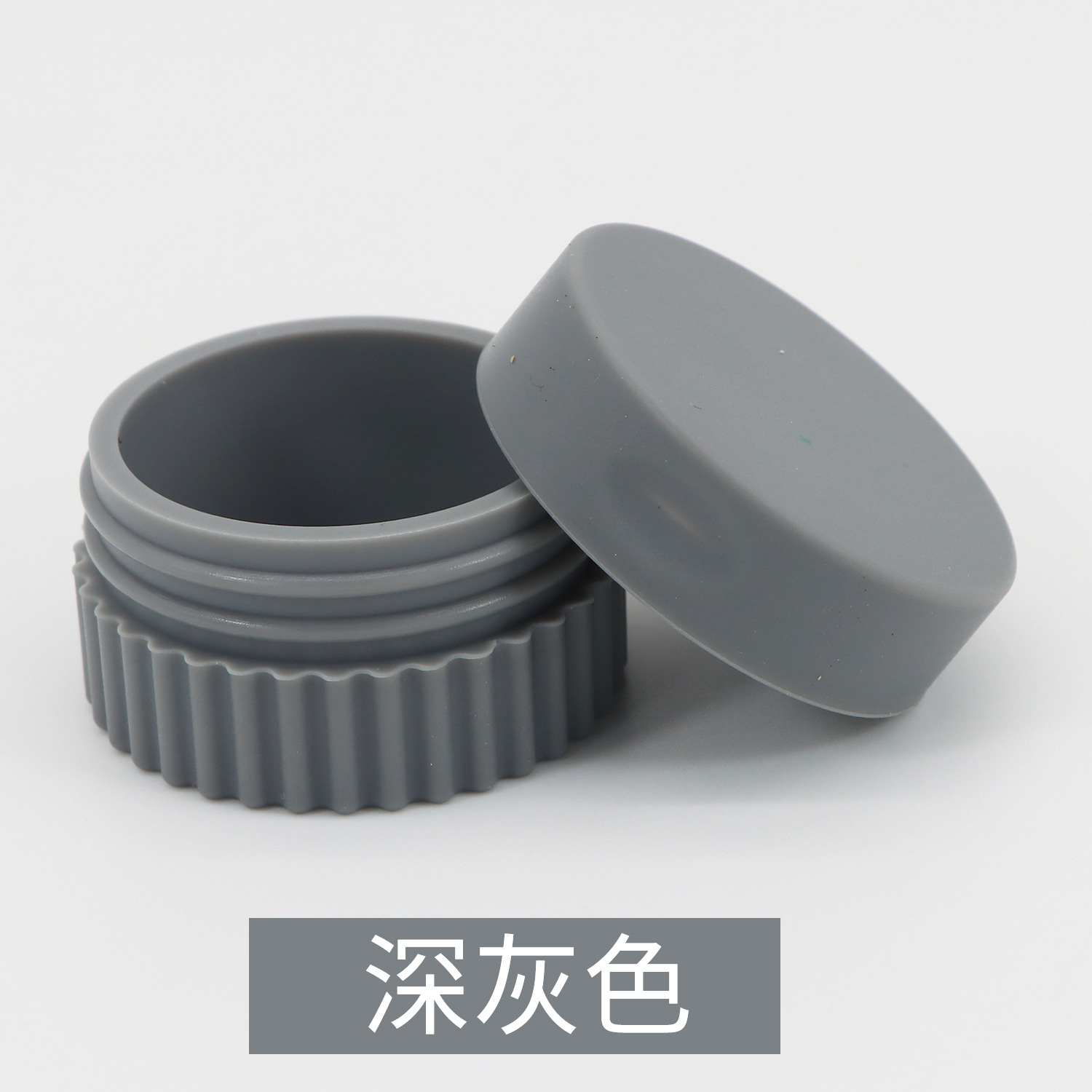 Caja de embalaje de silicona caja de polvo suelto de viaje portátil caja de medicina botella de embalaje de loción caja de almacenamiento de joyería con tapa botella de crema