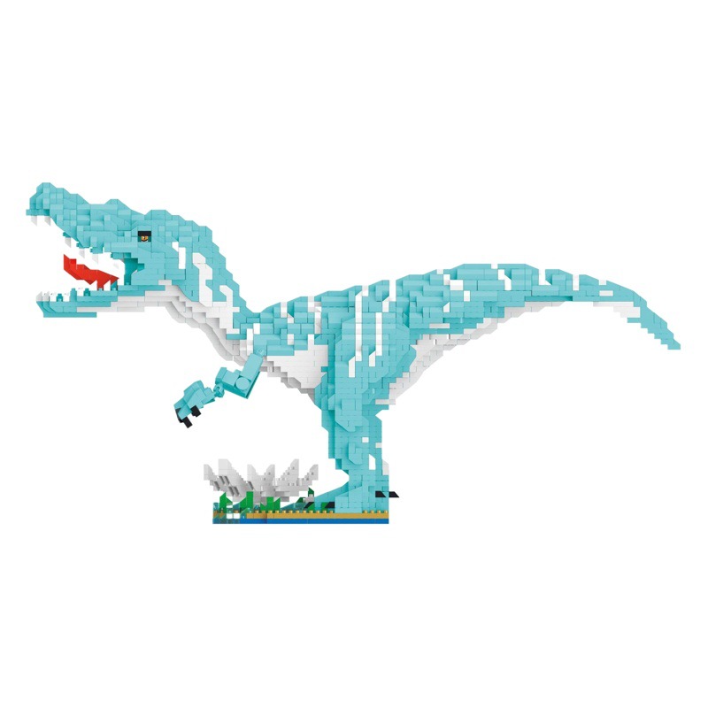 Weile WL9137-9142 creativo pequeña partícula bloques de construcción juguetes educativos creativos serie de dinosaurios entrega al por mayor