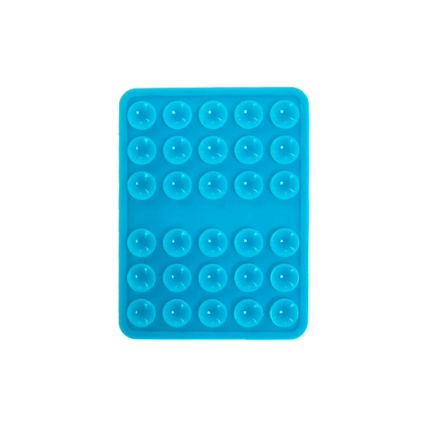 30 pieces of silicone blue double-sided suction cups