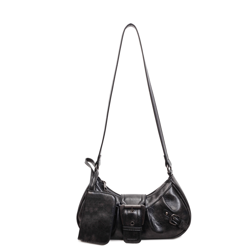 Borsa a spalla vintage con borchie stile francese per donna_voghion.com