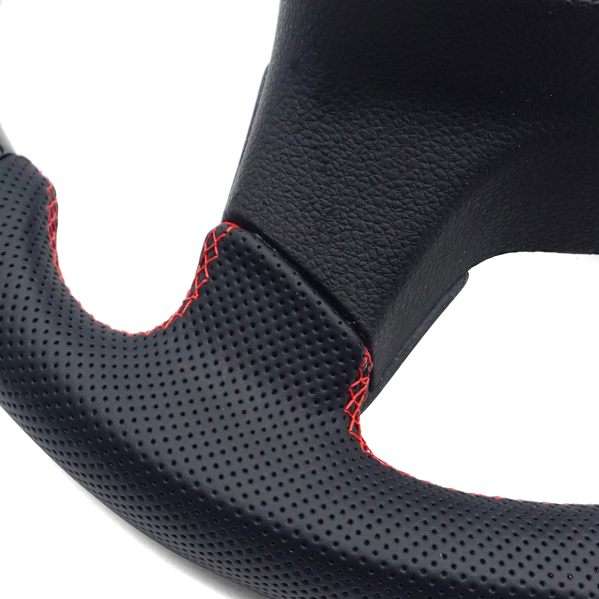 Suitable for Volkswagen Golf 6 Golf Mk6 Carbon Fiber Semi-Perforated Red Line Dual Red Centering Mark Steering Wheel