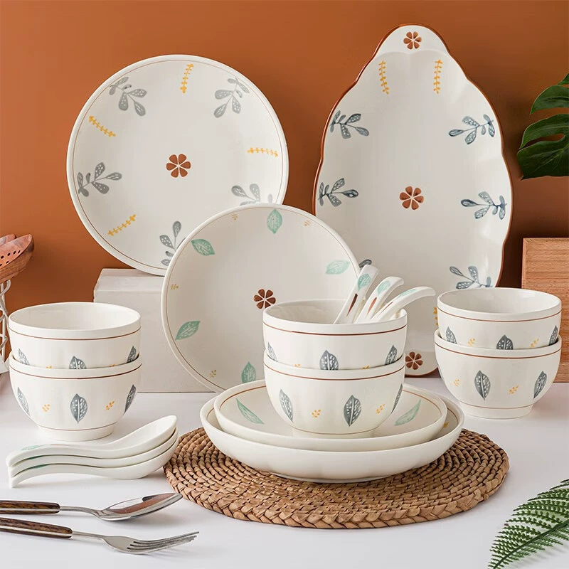 Feimi Life Muli Flowers FM-TC22811 набор столовой посуды для дома, миски и тарелки FM-TC22812