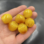 平价玉器 DIY饰品配件优化俏色琥珀蜜蜡筒珠散珠 算盘珠