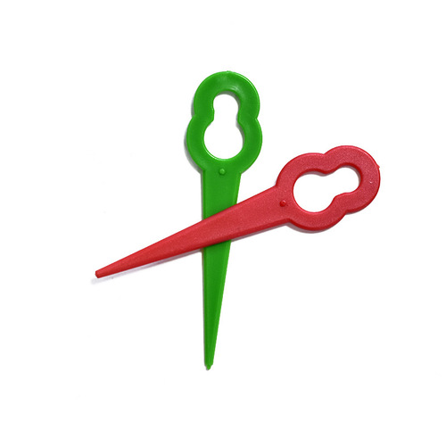 L76 gourd-shaped garden lawn mower lawn mower plastic blade key color plastic plastic lawn mowing blade