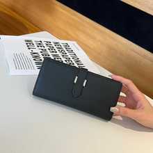 真皮长款钱包女士多功能2025新款二折精致高档零钱手机包大容量