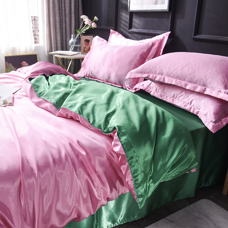 아이스 실크 핑크 그린