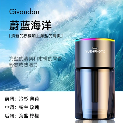 Car Perfume Aromatherapy | Odors, In-Car Decoration, Long-Lasting Fragrance - gray-556-large-capacity-car-and-home-dual-use-car-aromatherapy-machine-ocean-flavor-180ml