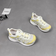 本革軽量メッシュ通気性ダッドシューズ女性のための 2025 夏の新しい多用途アウトドア登山スポーツレジャージョギングシューズ