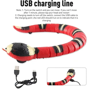 Игрушечная змея с инфракрасным датчиком препятствий USB