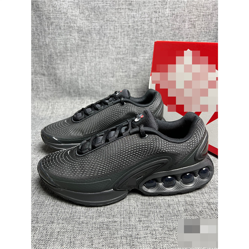 Putian Shoes AIR MAX DN Series New Black and Purple Air Cushion Sports Shoes Cushioned Breathable Running Shoes DV3337