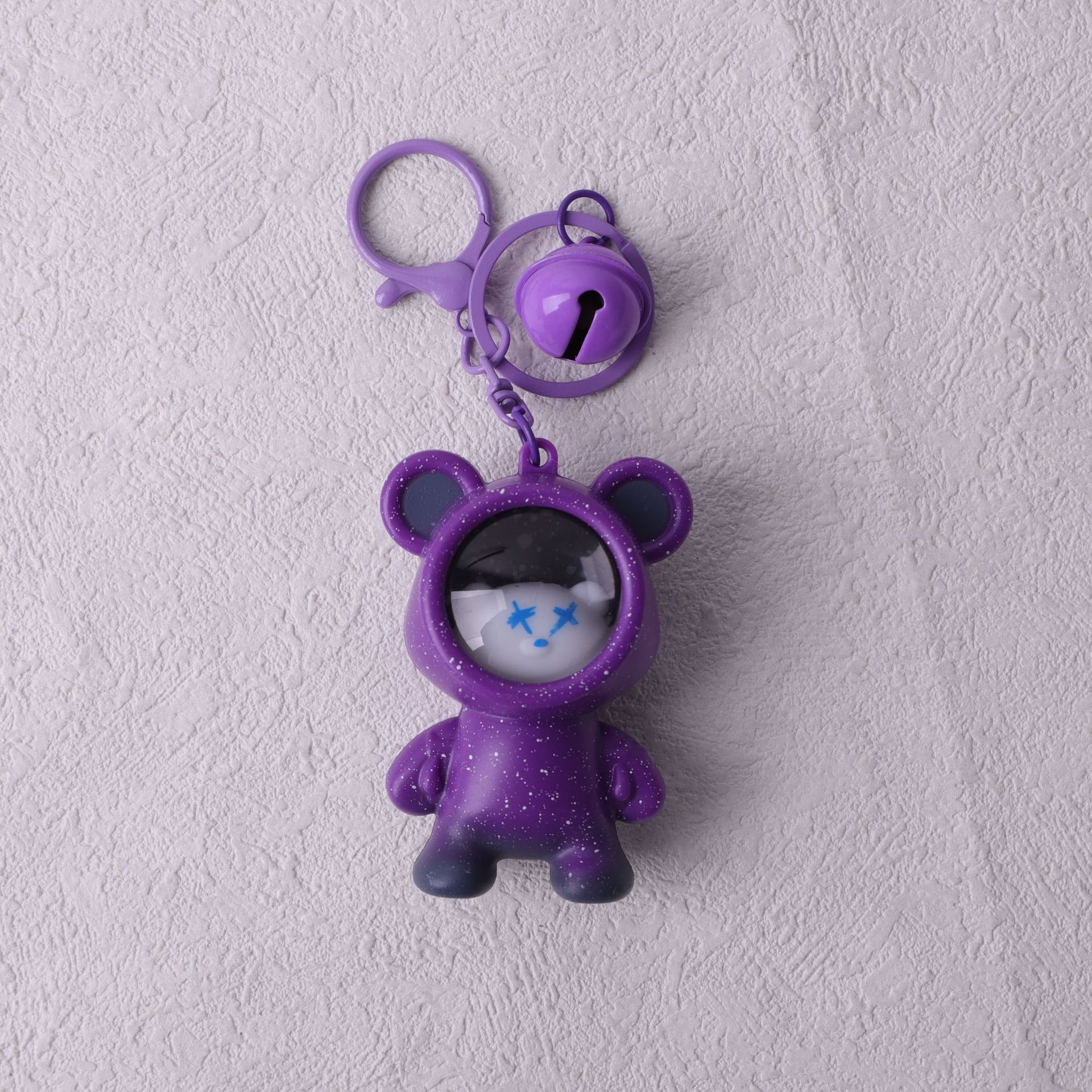 Ventas transfronterizas en caliente oso espacial llavero muñeca colgar bolsos decorativos con edición luminosa creativa de nuevo producto directo