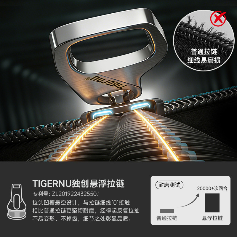 tigernu カジュアルトラベルバックパック メンズスクールバッグ 多機能コンピューターバッグ 大容量バックパック 防水耐摩耗性