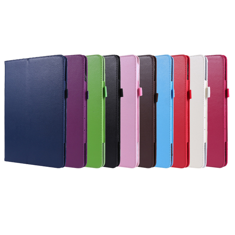Suitable for Lenovo M10 plus X606F 10.3 inch tablet computer two-fold litchi pattern protective leather case