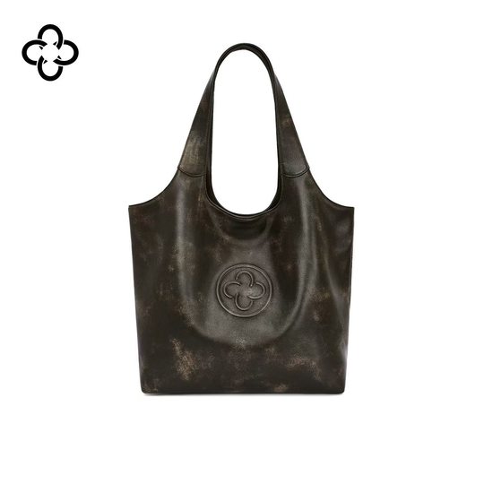 [Italian Imported Cowhide] Casthra Vest Bag Tote Bag Women's Retro Large Capacity Single Shoulder Underarm Bag Autumn