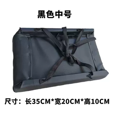 Electric scooter seat cushion, rear: Electric car cushion - large-black-tie-rope-model-length-42cm