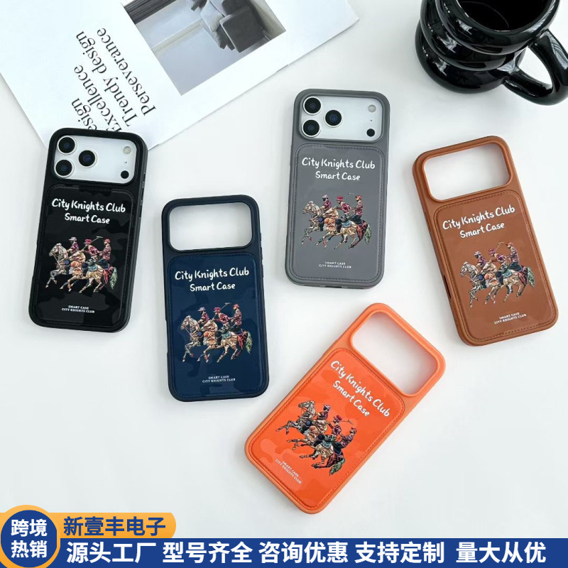 Suitable for Apple Iphone17Promax Exquisite Horse 16Plus Mobile Phone Case Anti-Fall and Durable New Model 15/14