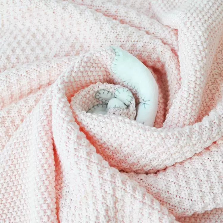 Пикник на открытом воздухе Прочное износостойкое Вязаное детское одеяло Детское одеяло для кондиционирования воздуха Чехол Одеяло Шерсть