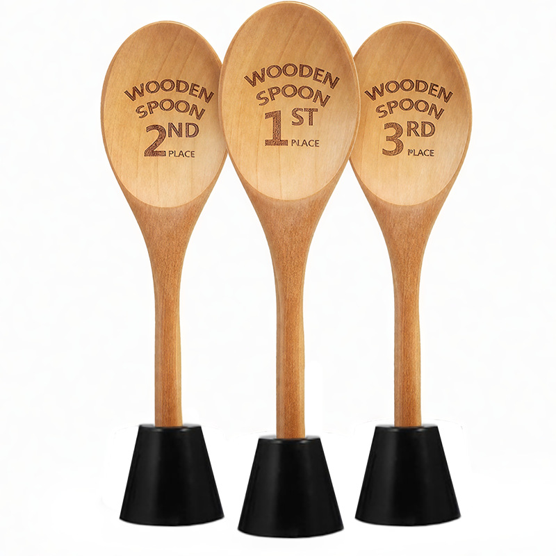 Cuchara de Madera para Cocinar Chile, Cuchara de Madera Grabada con Láser, Regalo para Cocina, Repostería, Competencia