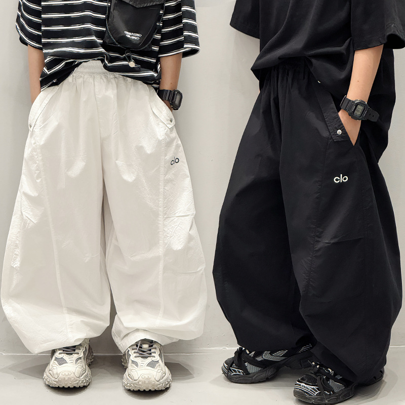 Baoduo Kidsren's Clothing Boys Summer Thin Loose Anti-Mosquito Pants New Style Kidsren's Trendy Casual Pants 100-170