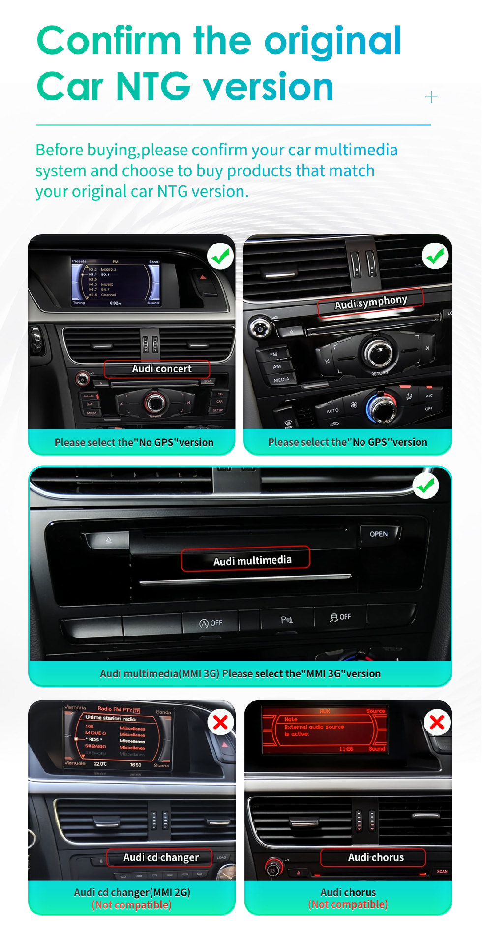 Suitable for 09-16 Audi Q5 Android large screen central control display navigation reversing image all-in-one machine