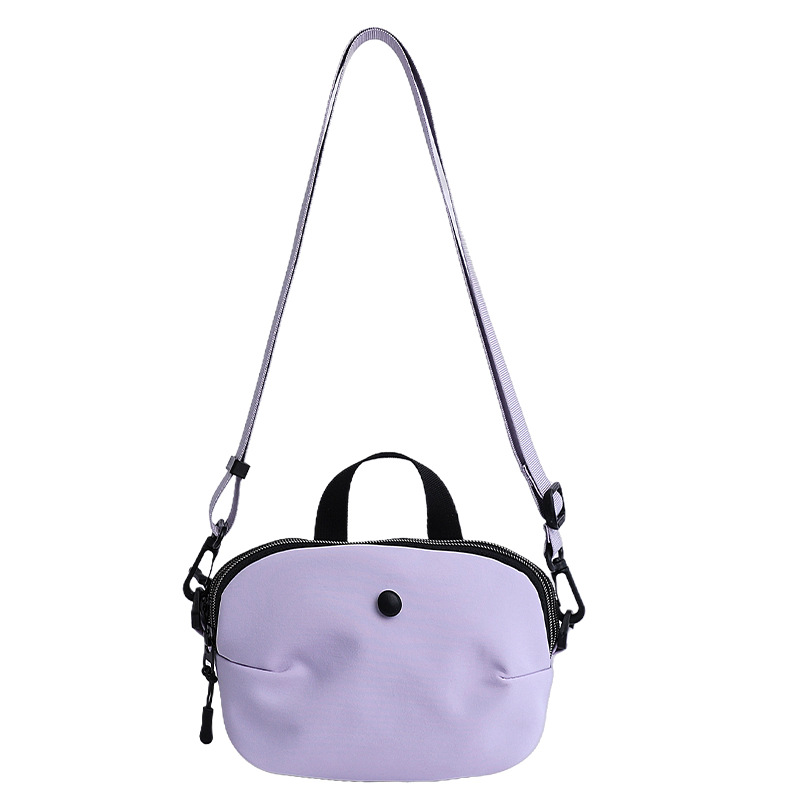 Bolsos pequeños de moda coreana 2025 verano nuevo estilo bolso femenino bolso de lona simple bolso de hombro casual bolso de mensajero con correa de hombro ancha
