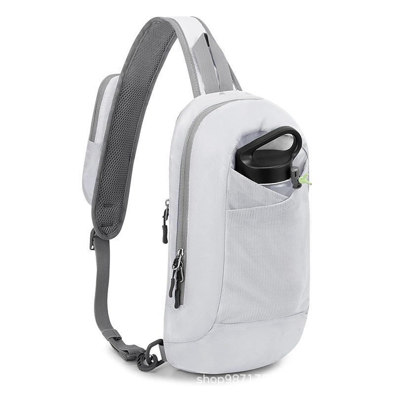 Amazon nueva mochila de hombro blindaje mochila de hombro ligera mochila de pecho para viajar y correr