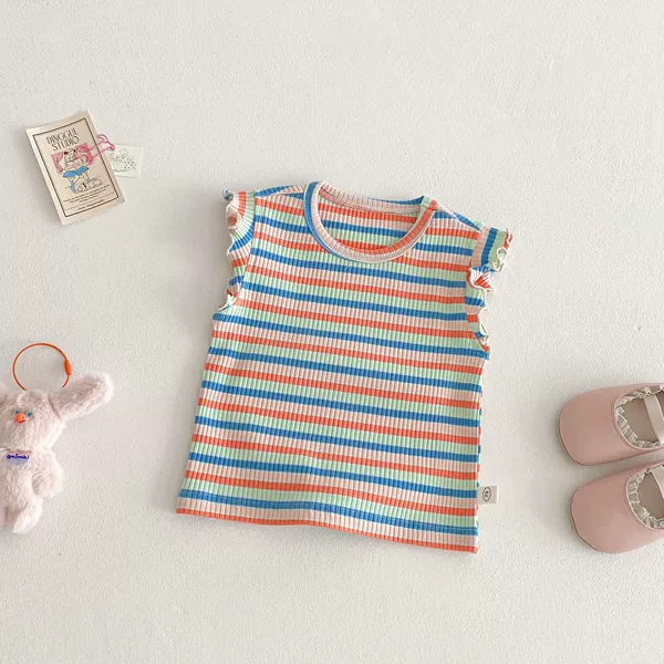 Color strip T -shirt
