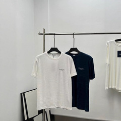 正しい品質の夏の新しいトレンディなブランド Dijia クラシックレター刺繍多用途カップル半袖 T シャツ