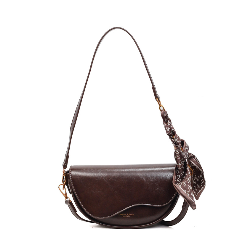Transfronterizos de alto nivel bolso de braza para mujeres 2025 invierno nuevo tipo de mochila de viaje simple bolsa de hombro temperamento silla de montar