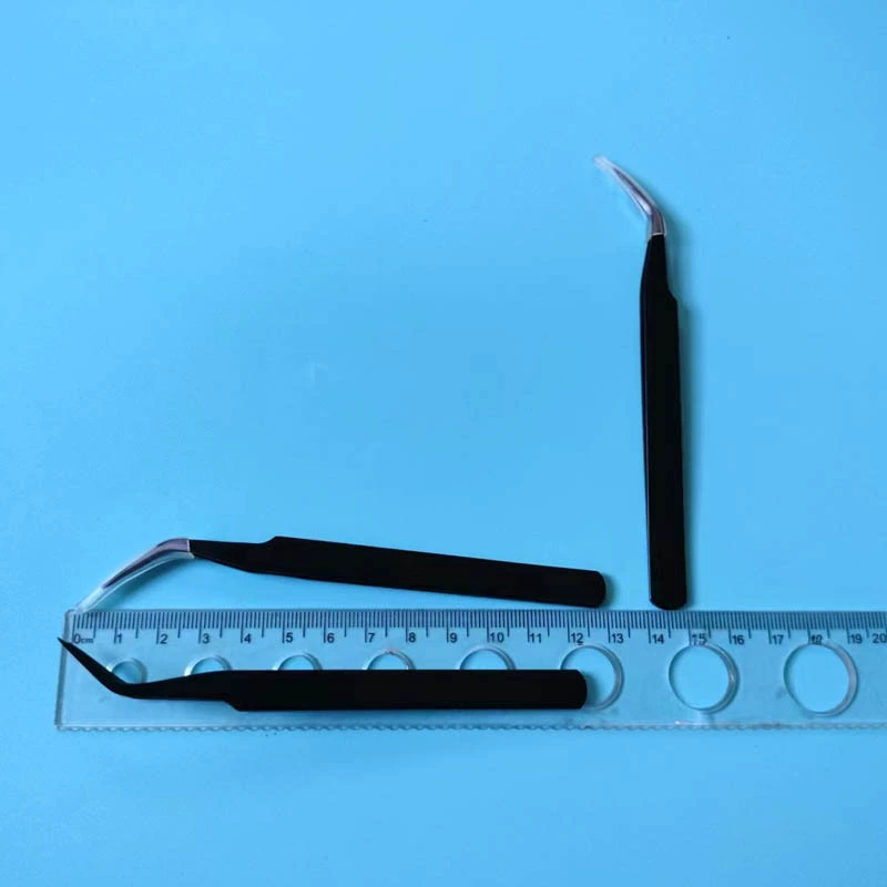 Eyelash Extension Tweezers, Stainless Steel Precision Tweezers for False Lashes, Custom Colors