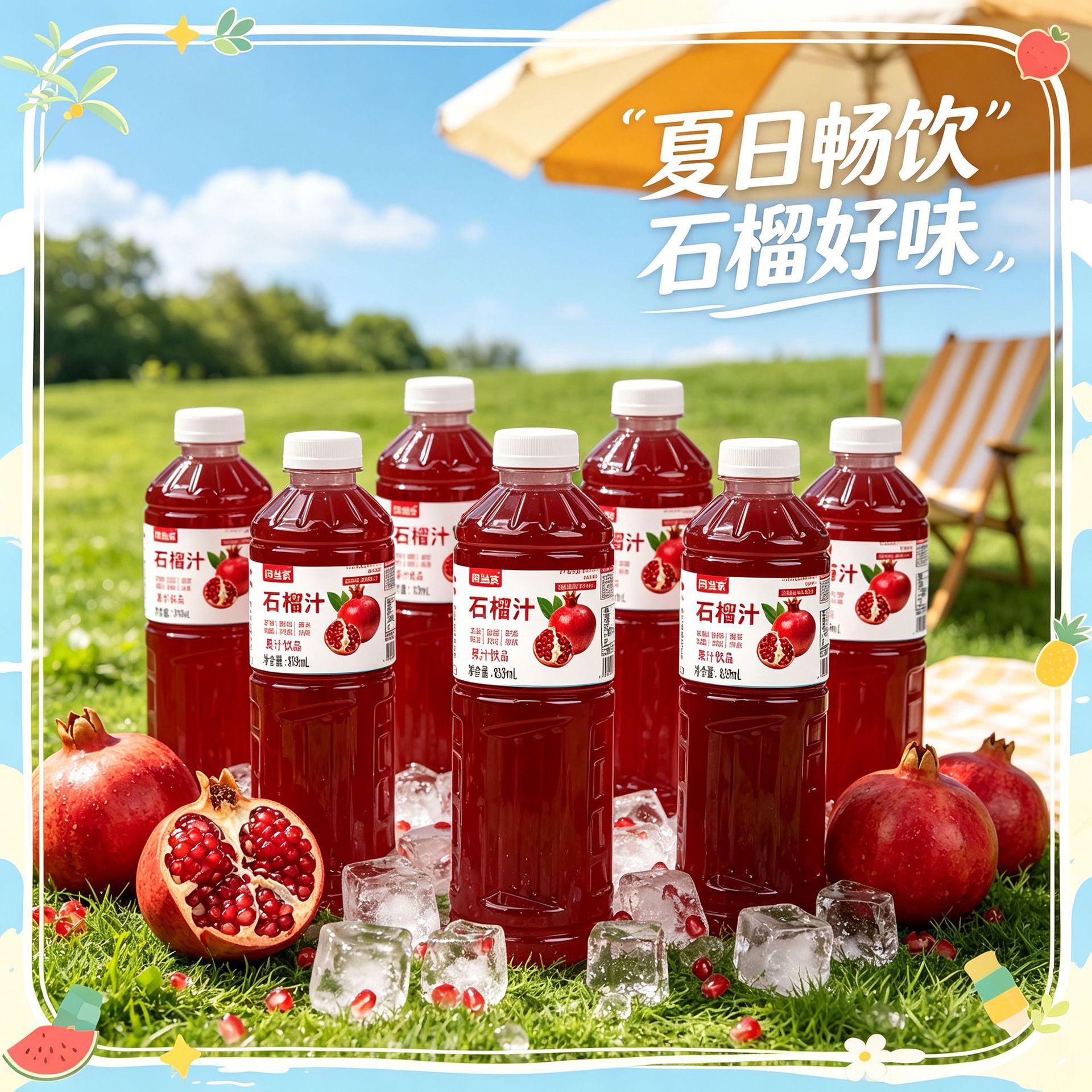 【Delicious Pomegranate Juice】Large Barrel of Fresh Pomegranate Juice Without Preservatives, Direct from the Manufacturer to Beverage Distributors, Super Quality