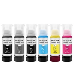 �m��EPSON L8160 L8180�����ӡ�C���Ⱦ��īˮ011 012�����īˮ